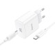 Мережевий Зарядний Пристрій Hoco C76A Pro 1USB-C PD/QC 30W+Type-C to Type-C