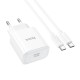 Мережевий Зарядний Пристрій Hoco C76A Pro 1USB-C PD/QC 30W+Type-C to Type-C