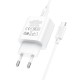 Мережевий Зарядний Пристрій Hoco C76A Pro 1USB-C PD/QC 30W+Type-C to Type-C