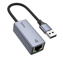 Перехідник Hoco UA37 USB to Ethernet adapter (1000 Mbps/1Gbit)