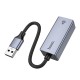 Перехідник Hoco UA37 USB to Ethernet adapter (1000 Mbps/1Gbit)