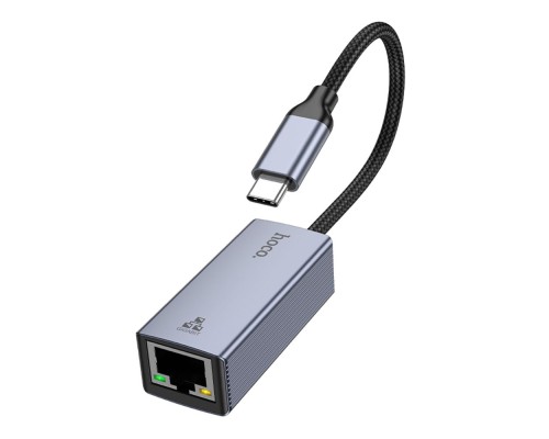 Перехідник Hoco UA37 Type-C to Ethernet adapter (1000 Mbps/1Gbit)