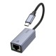 Перехідник Hoco UA37 Type-C to Ethernet adapter (1000 Mbps/1Gbit)
