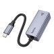 Перехідник Hoco UA37 Type-C to Ethernet adapter (1000 Mbps/1Gbit)