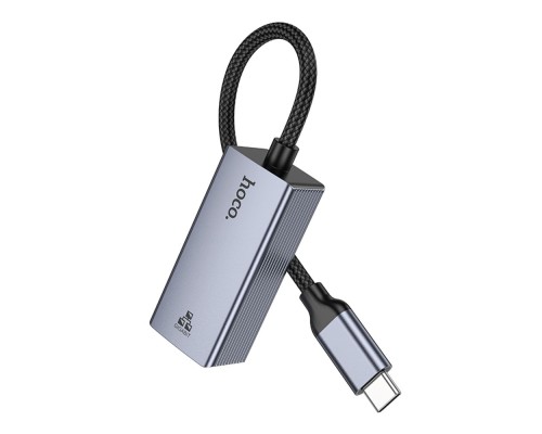 Перехідник Hoco UA37 Type-C to Ethernet adapter (1000 Mbps/1Gbit)