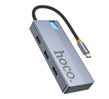 Хаб USB Hoco HB50 Type-C 5-in-1 (HDTV+PD+USB3.0*3)