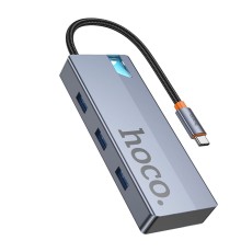 Хаб USB Hoco HB50 Type-C 5-in-1 (HDTV+PD+USB3.0*3)