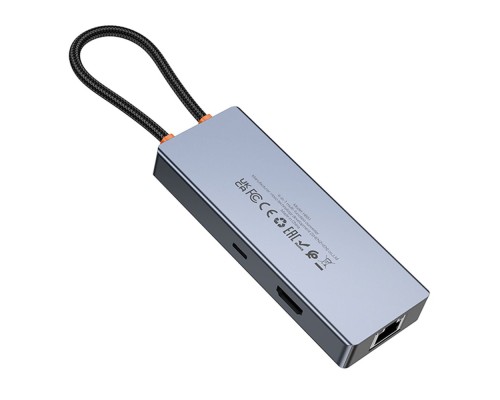 Хаб USB Hoco HB51 Type-C 6-in-1 (HDTV+RJ45-100Mbps+PD+USB3.0*3)
