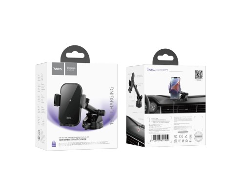 Автотримач Hoco HW5 Wireless 15W М'ята упаковка