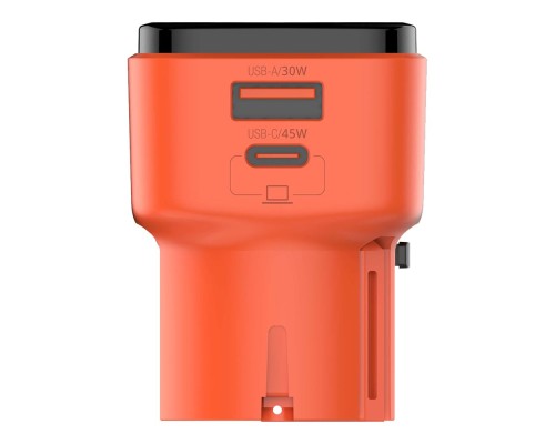 Мережевий Зарядний Пристрій LDNIO Q2420 GAN 45W+Type-C to Type-C