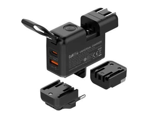 Мережевий Зарядний Пристрій LDNIO Q2618 GAN 65W+Type-C to Type-C