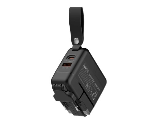Мережевий Зарядний Пристрій LDNIO Q2618 GAN 65W+Type-C to Type-C