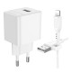 Мережевий Зарядний Пристрій Borofone BAS11A 1USB 2.1A+USB to Lightning