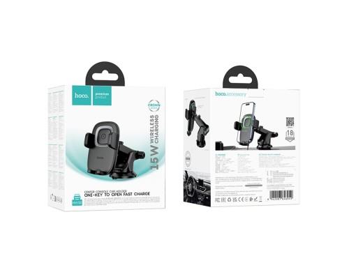 Автотримач Hoco HW32 4.5-7.0 inch Wireless 15W Автотримач Hoco HW32 4.5-7.0 inch Wireless 15W