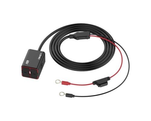 Автомобільний Зарядний Пристрій LDNIO C108 1USB/1USB-C 60W+Type-C to Type-C
