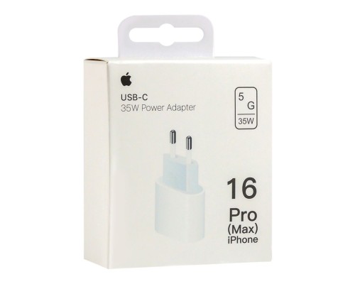 Мережевий Зарядний Пристрій Apple PD 35W 16 Pro Max 1:1