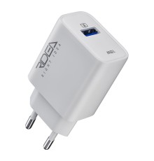 Мережевий Зарядний Пристрій Ridea RW-18120 Rapid 1USB QC 18W