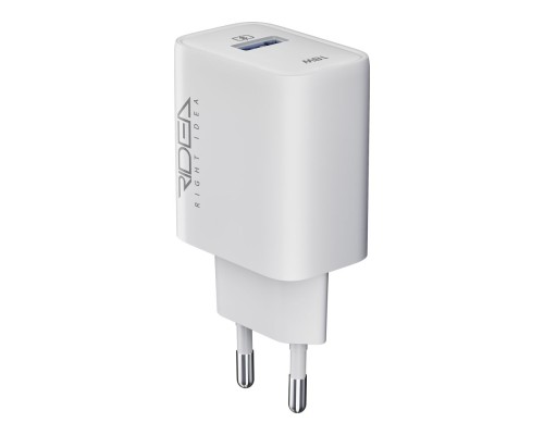 Мережевий Зарядний Пристрій Ridea RW-18120 Rapid 1USB QC 18W