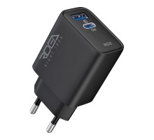 Мережевий Зарядний Пристрій Ridea RW-20220 Rapid Duo 1USB/1USB-C QC/PD 20W