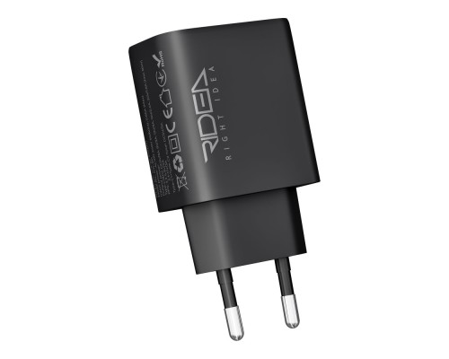 Мережевий Зарядний Пристрій Ridea RW-36120 Turbo Pro 2USB-C QC/PD 36W