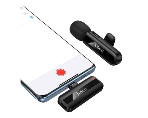 Мікрофон Петличний Бездротовий Hoco L20 Type-C