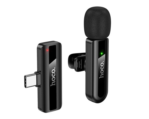Мікрофон Петличний Бездротовий Hoco L20 Type-C