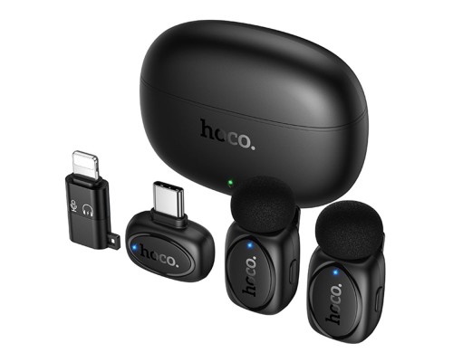 Мікрофон Петличний Бездротовий Hoco L19 Graceful iP/Type-C