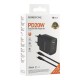 Мережевий Зарядний Пристрій Borofone BA83A 1USB-C/1USB PD/QC 20W+Type-C to Type-C