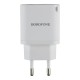 Мережевий Зарядний Пристрій Borofone BA83A 1USB-C/1USB PD/QC 20W+Type-C to Type-C