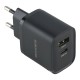 Мережевий Зарядний Пристрій Borofone BA83A 1USB-C/1USB PD/QC 20W+Type-C to Type-C