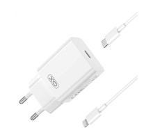 Мережевий Зарядний Пристрій XO L126 1USB-C PD/QC 20W+Type-C to Lightning