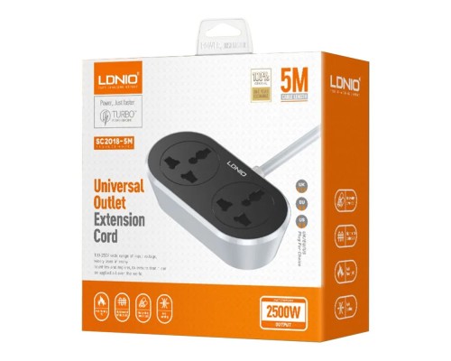 Мережевий Подовжувач LDNIO SC2018 5m