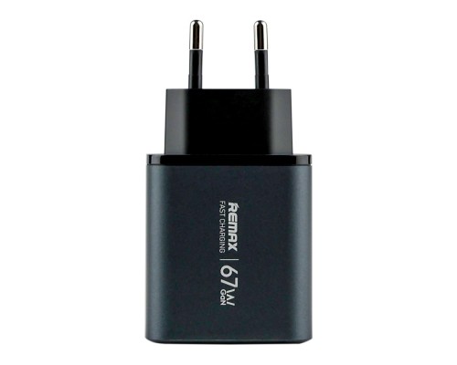 Мережевий Зарядний Пристрій Remax U2-AC67W Gan