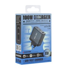 Мережевий Зарядний Пристрій Remax U2-ACC100W Gan