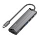 USB Hub LDNIO DS-56H Type-C To PD3.0*1(100W)+HDMI*1(4K@30hz)+USB2.0*1+SD+TF
