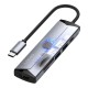 USB Hub LDNIO DS-56H Type-C To PD3.0*1(100W)+HDMI*1(4K@30hz)+USB2.0*1+SD+TF