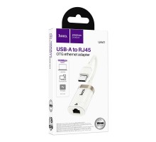 Перехідник Hoco UA41 USB to Ethernet adapter (100 Mbps) Перехідник Hoco UA41 USB to Ethernet adapter (100 Mbps)