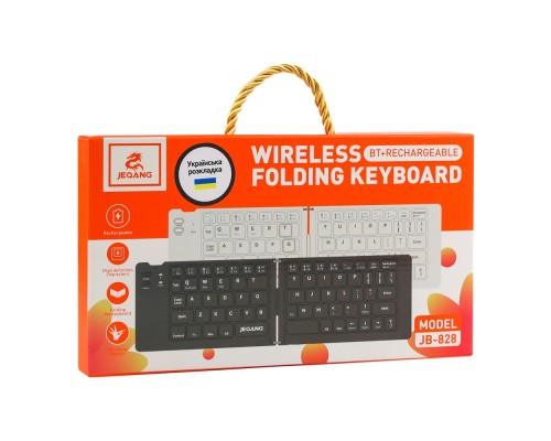 Клавіатура  бездротова JEQANG JB-828 Foldable Bluetooth