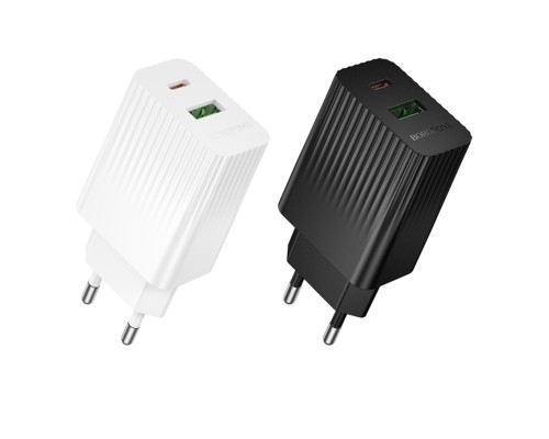 Мережевий Зарядний Пристрій Borofone BAS74A 1USB-C/1USB PD/QC 20W