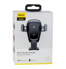 Автотримач Baseus Metal Wireless Charger Gravity WXYL-B