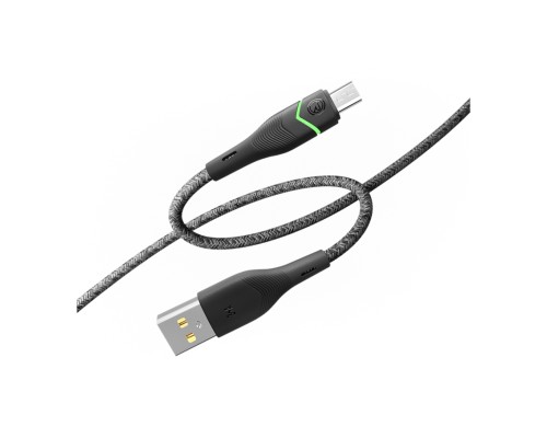 Кабель USB Ridea RC-RL15 RGB Light MicroUSB 3A 1.2m