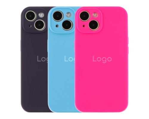 Чохол Silicone Case Full Size with Frame для iPhone 15