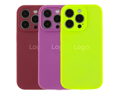 Чохол Silicone Case Full Size with Frame для iPhone 14 Pro Max