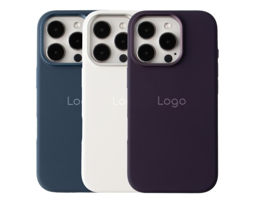 Чохол Silicone Case Metal Buttons (AA) для iPhone 16 Pro