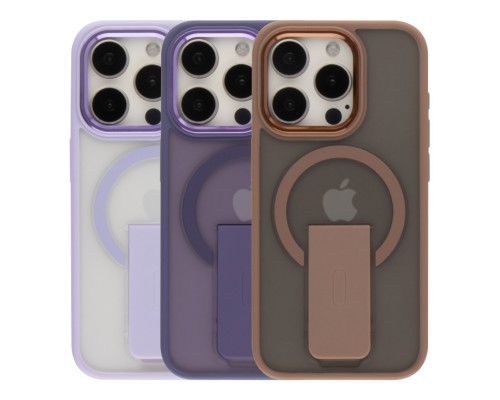 Чохол TPU+PC FlexGuard Magnetic Ring Stand для iPhone 15 Pro Max