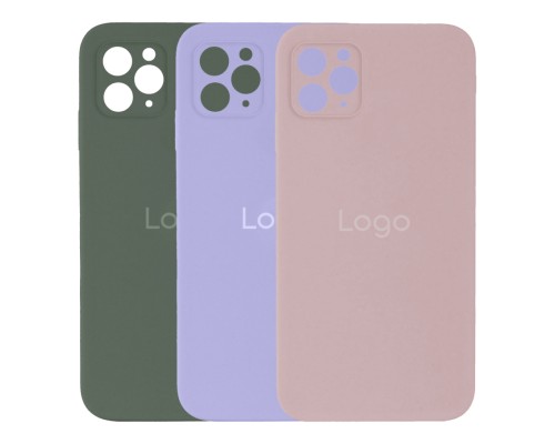 Чохол Silicone Case Square Full Camera для iPhone 11 Pro