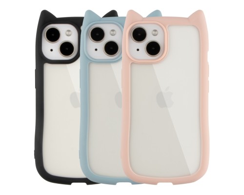 Чохол TPU+PC Cat Ears Case для iPhone 13/14