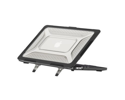 Накладка TPU+PC Hex Shield for MacBook Pro 13" 2018/2020/2022 （A2338/A2289/A2251/A1989)