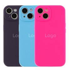 Чохол Silicone Case Full Size with Frame для iPhone 15 М'ята упаковка