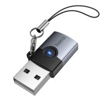 Перехідник Hoco UA46B USB Male to Type-C female USB3.0
